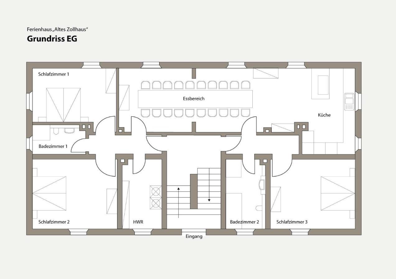 Apartmán Altes Zollhaus Hallschlag Exteriér fotografie